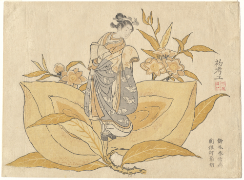 Little peachling: calendar print for 1765
